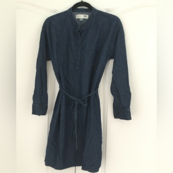 Denim Maternity Dress - Picture 1 of 2